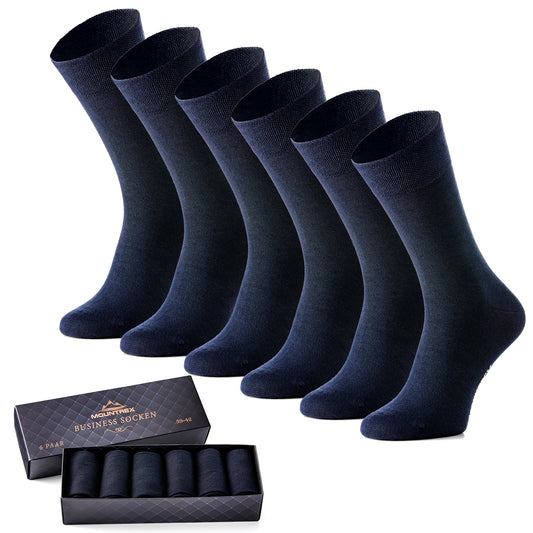 Business Socken Herren Damen (6 Paar) - Marineblau