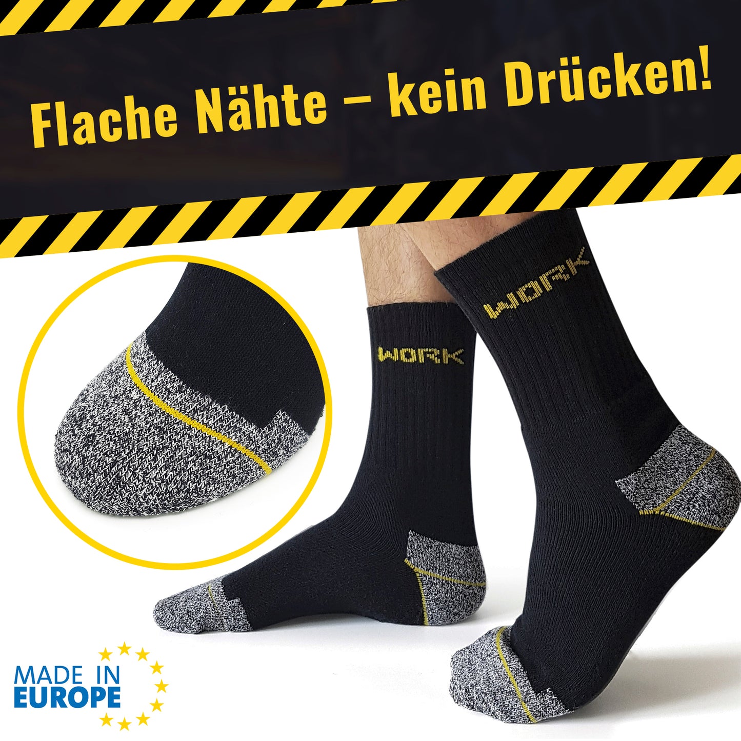 Arbeitssocken - Herren & Damen Socken (10 Paar / 20 Paar)