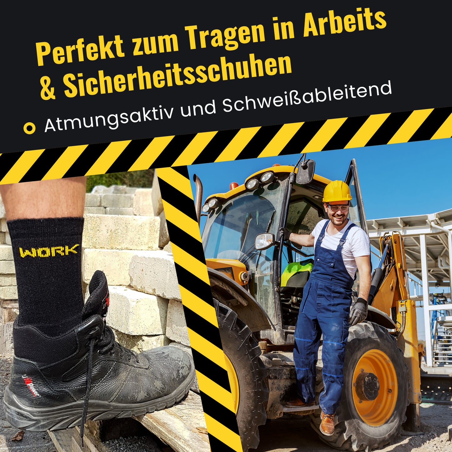 Arbeitssocken - Herren & Damen Socken (10 Paar / 20 Paar)
