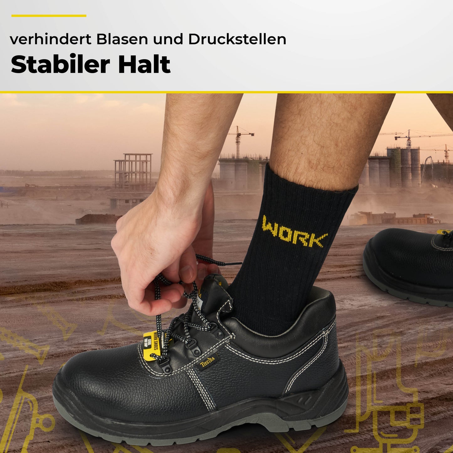 Arbeitssocken - Herren & Damen Socken (10 Paar / 20 Paar)
